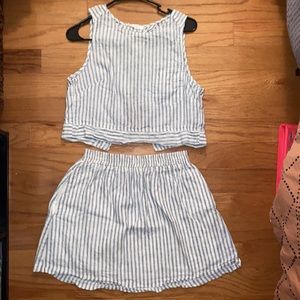 Adorable Nordstrom Lush skirt and top combo